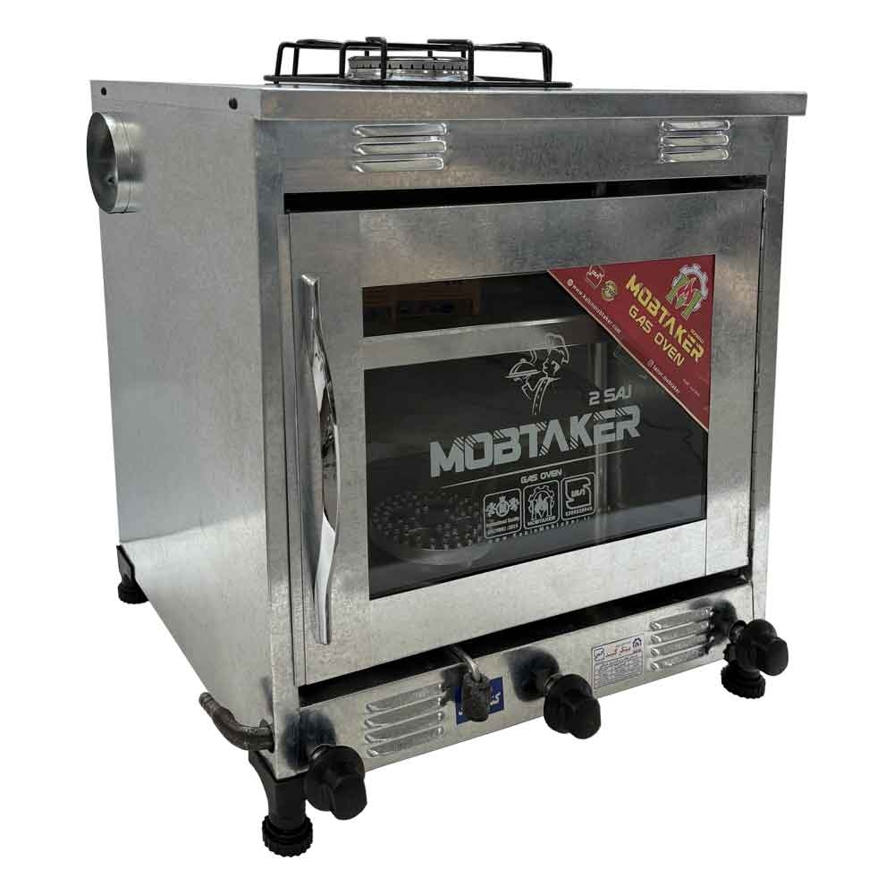 تنور گازی مبتکر گالوانیزه اجاق دار(2سینی) TG137