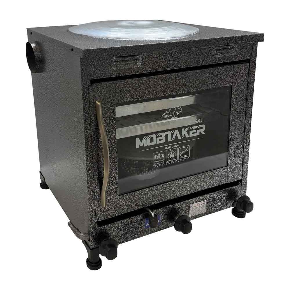 تنور گازی مبتکر رنگی کوره‌ای ساج دار(2سینی) TG128